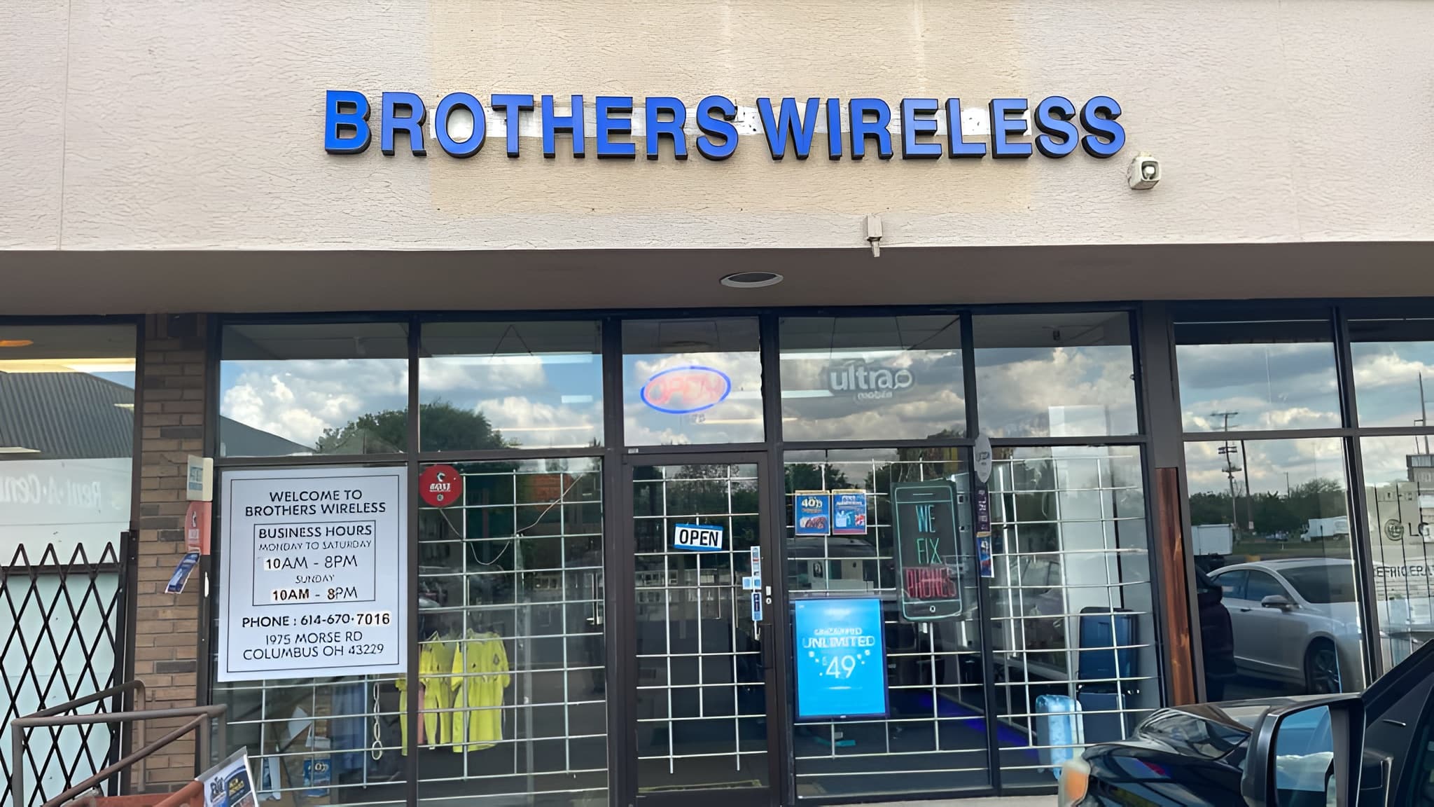 brothers shop font view